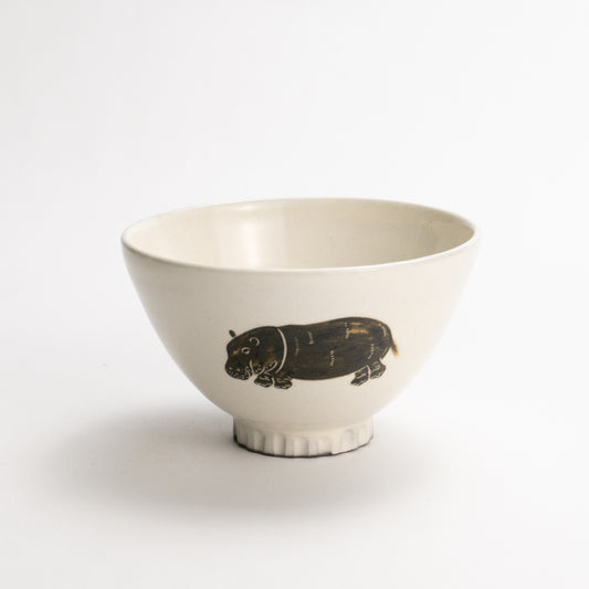 茶碗　カバ　澤田卓伸 - Handcrafted Japanese pottery from Kyoto - Kyo ware / Kiyomizu ware.