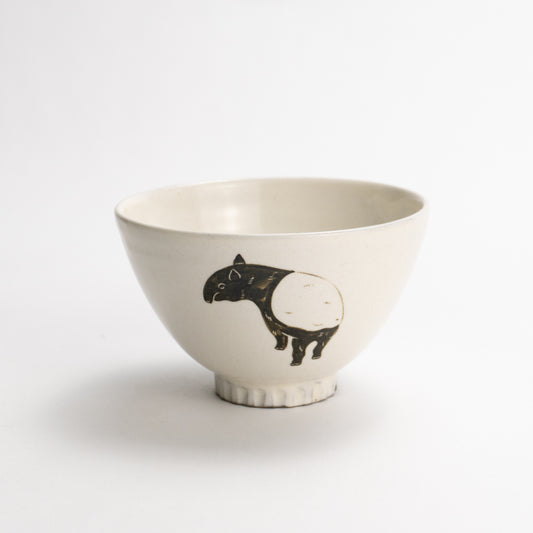 茶碗　マレーバク　澤田卓伸 - Handcrafted Japanese pottery from Kyoto - Kyo ware / Kiyomizu ware.