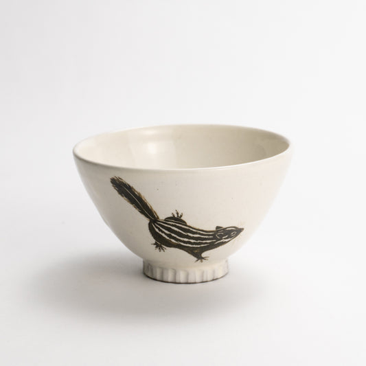 茶碗　シマリス　澤田卓伸 - Handcrafted Japanese pottery from Kyoto - Kyo ware / Kiyomizu ware.