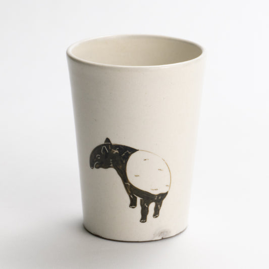 タンブラー　マレーバク　澤田卓伸 - Handcrafted Japanese pottery from Kyoto - Kyo ware / Kiyomizu ware.