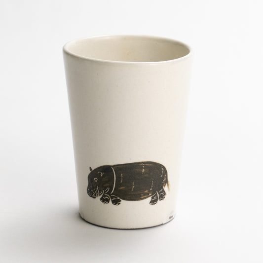 タンブラー　カバ　澤田卓伸 - Handcrafted Japanese pottery from Kyoto - Kyo ware / Kiyomizu ware.