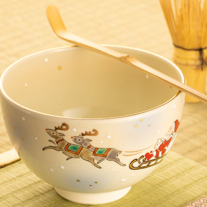 抹茶碗　サンタクロース　昇 KOTOPOTTER
