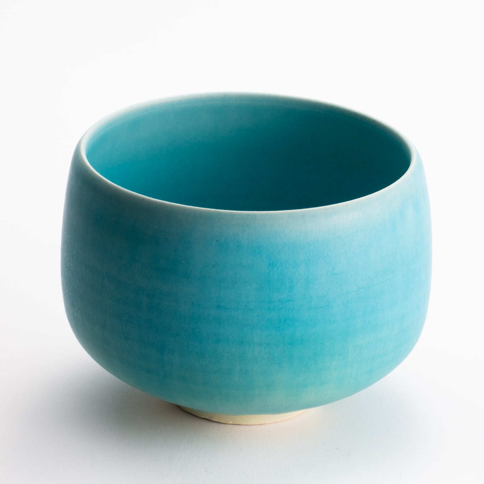 Matcha bowl -Blue Glaze2B by Yotaro Takemura | Kyoto traditional