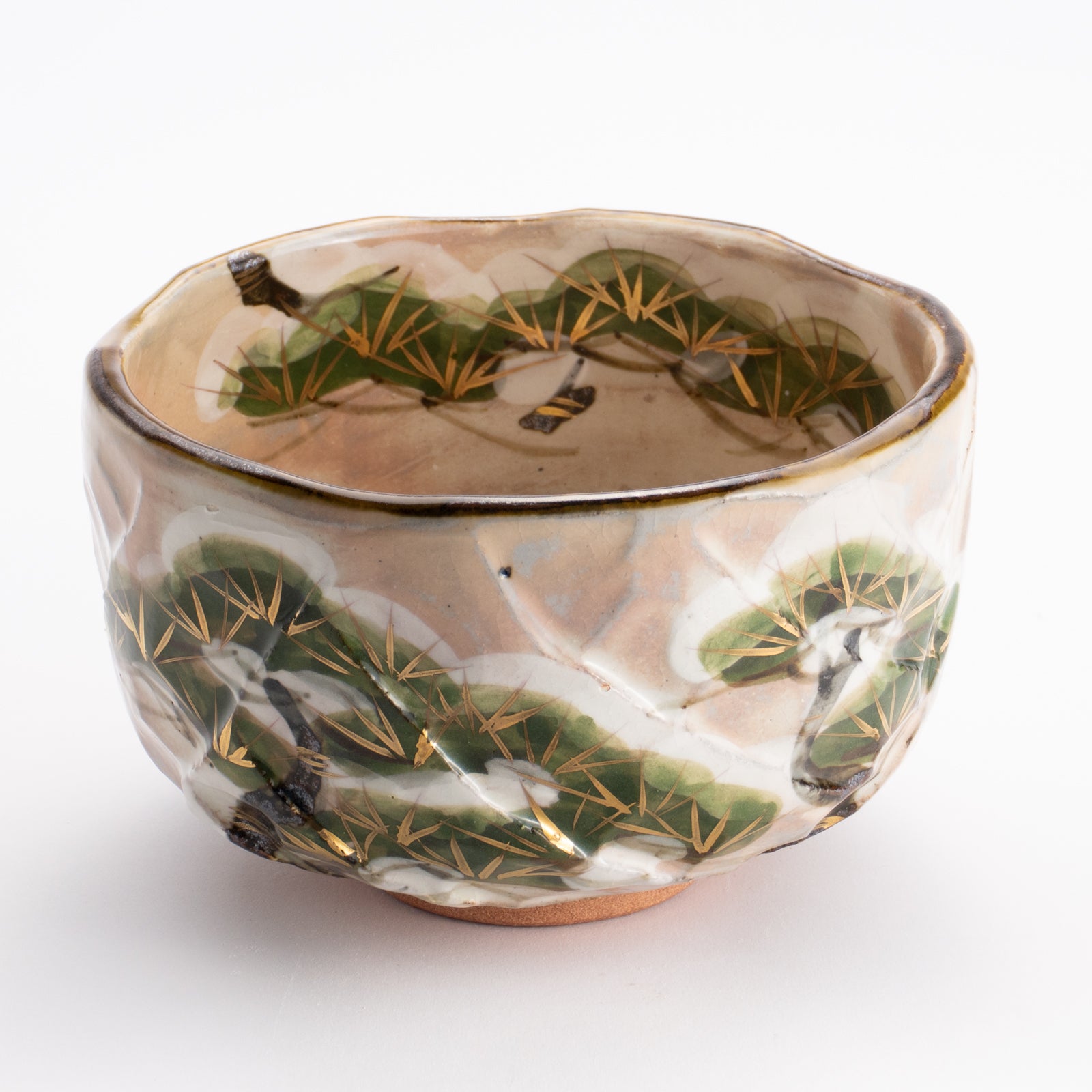 抹茶碗　雪松之絵　俊山窯 KOTOPOTTER