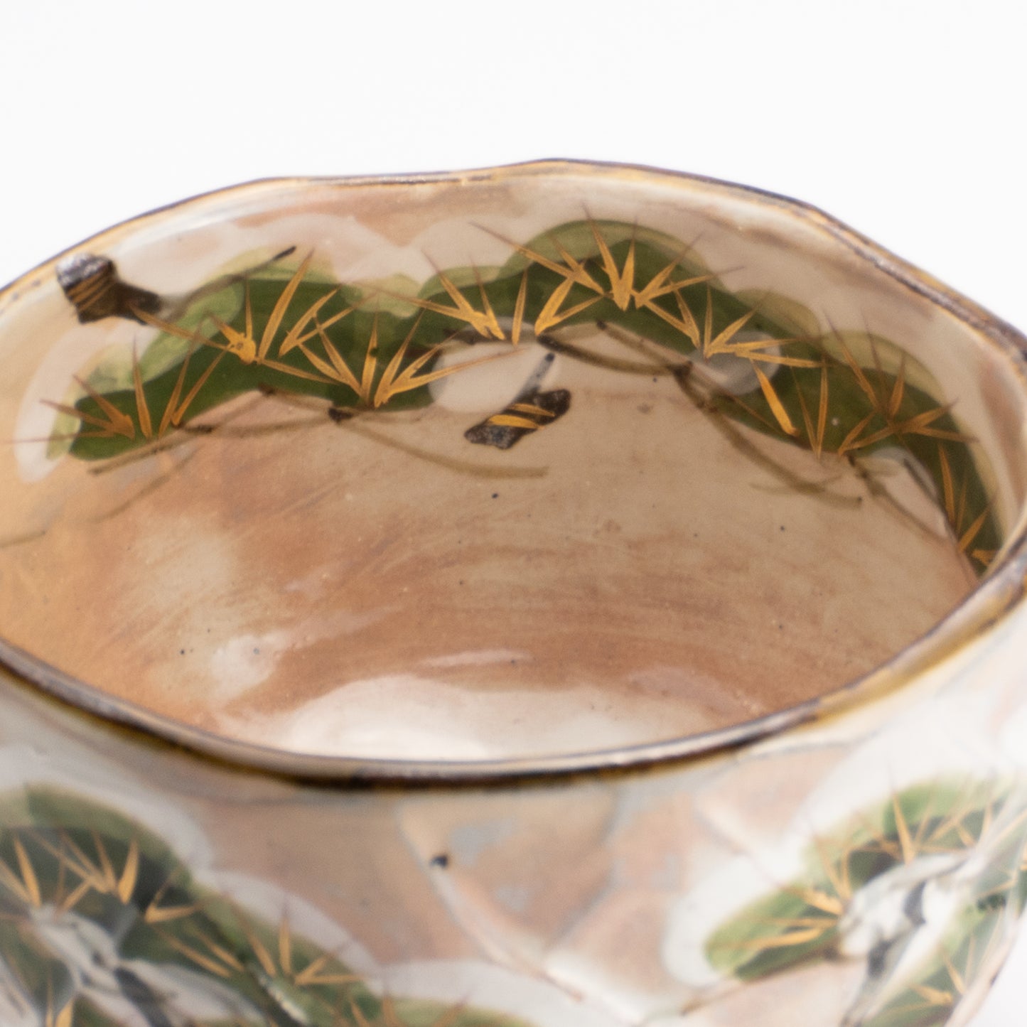 抹茶碗　雪松之絵　俊山窯 KOTOPOTTER