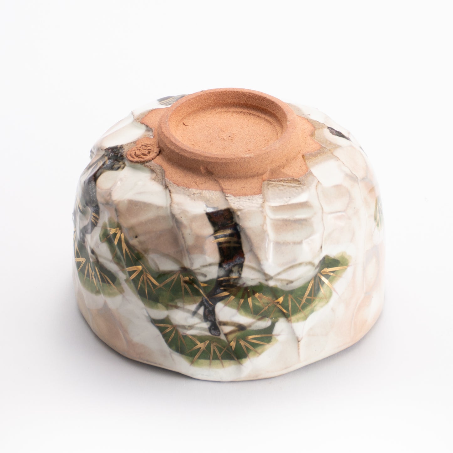 抹茶碗　雪松之絵　俊山窯 KOTOPOTTER