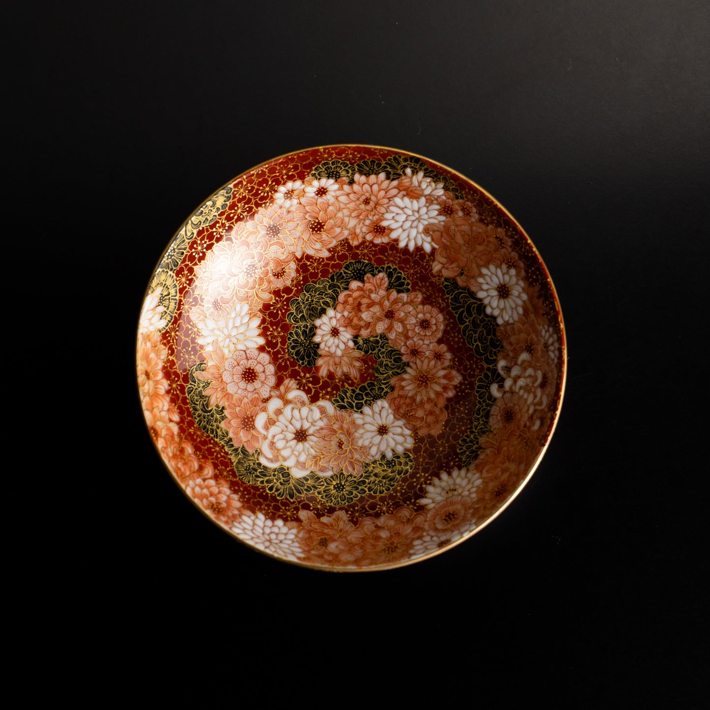 【清水焼】盃　紫金描詰"華渦"　見谷若葉 KOTOPOTTER