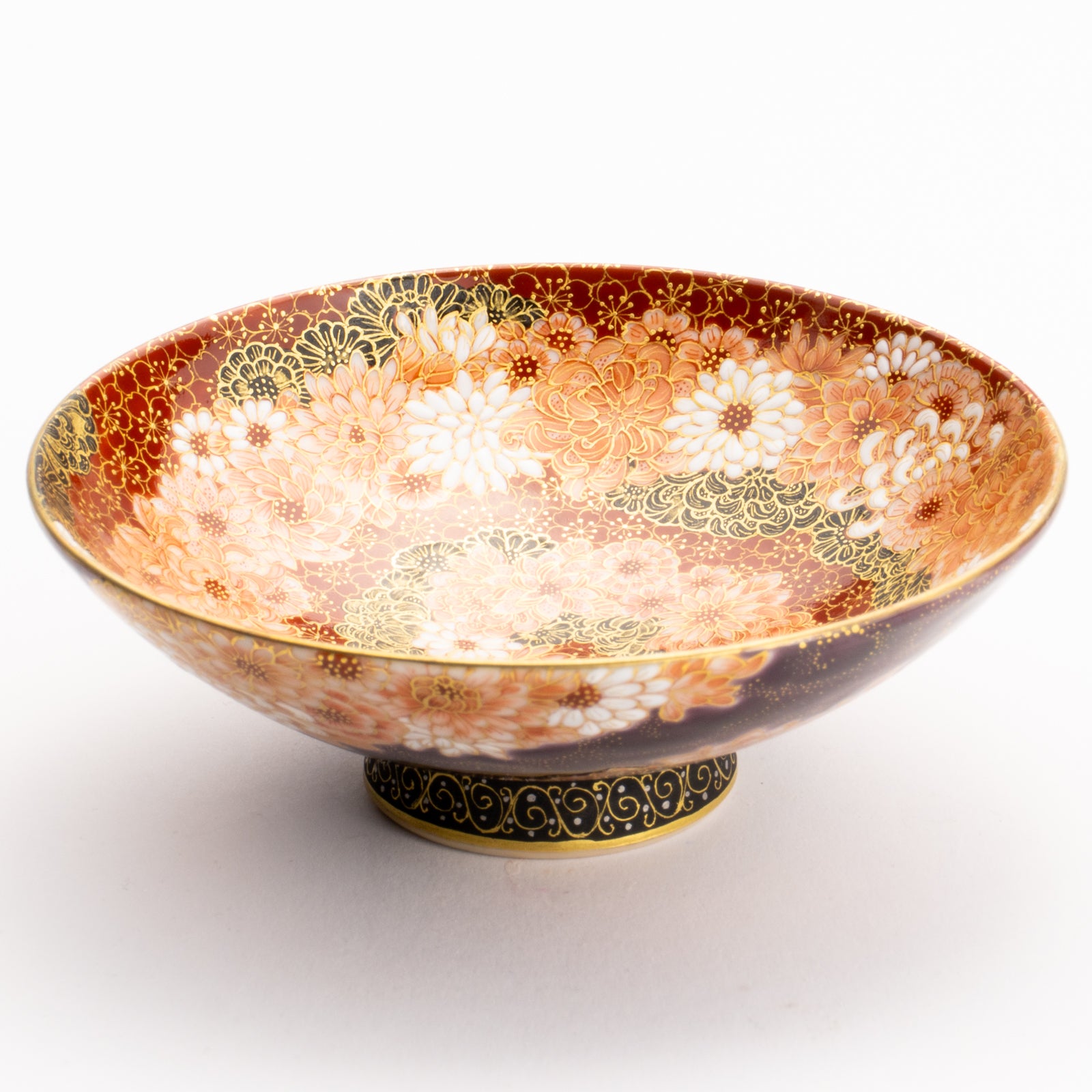 【清水焼】盃　紫金描詰"華渦"　見谷若葉 KOTOPOTTER