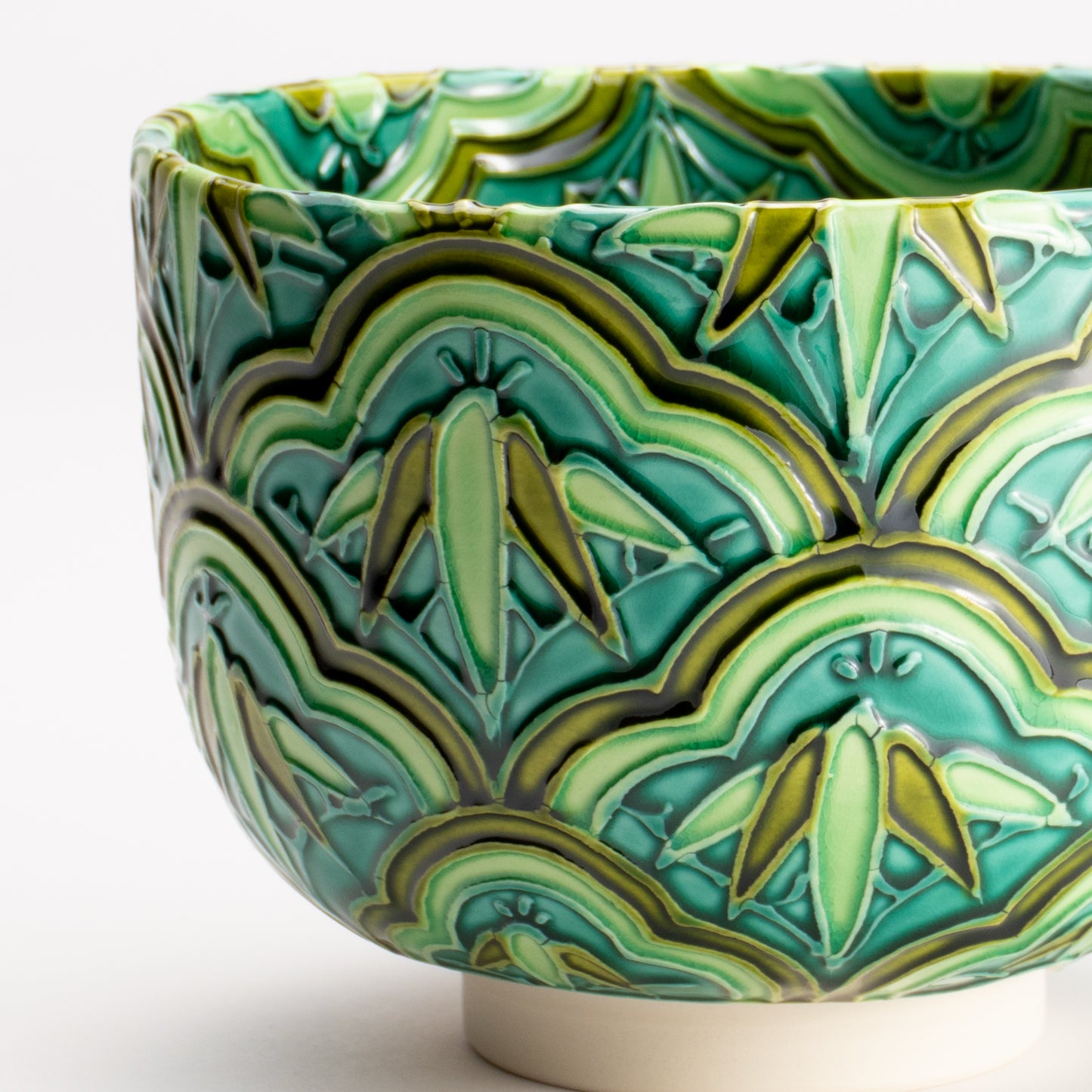 抹茶碗　松つなぎ竹　山本一如 KOTOPOTTER