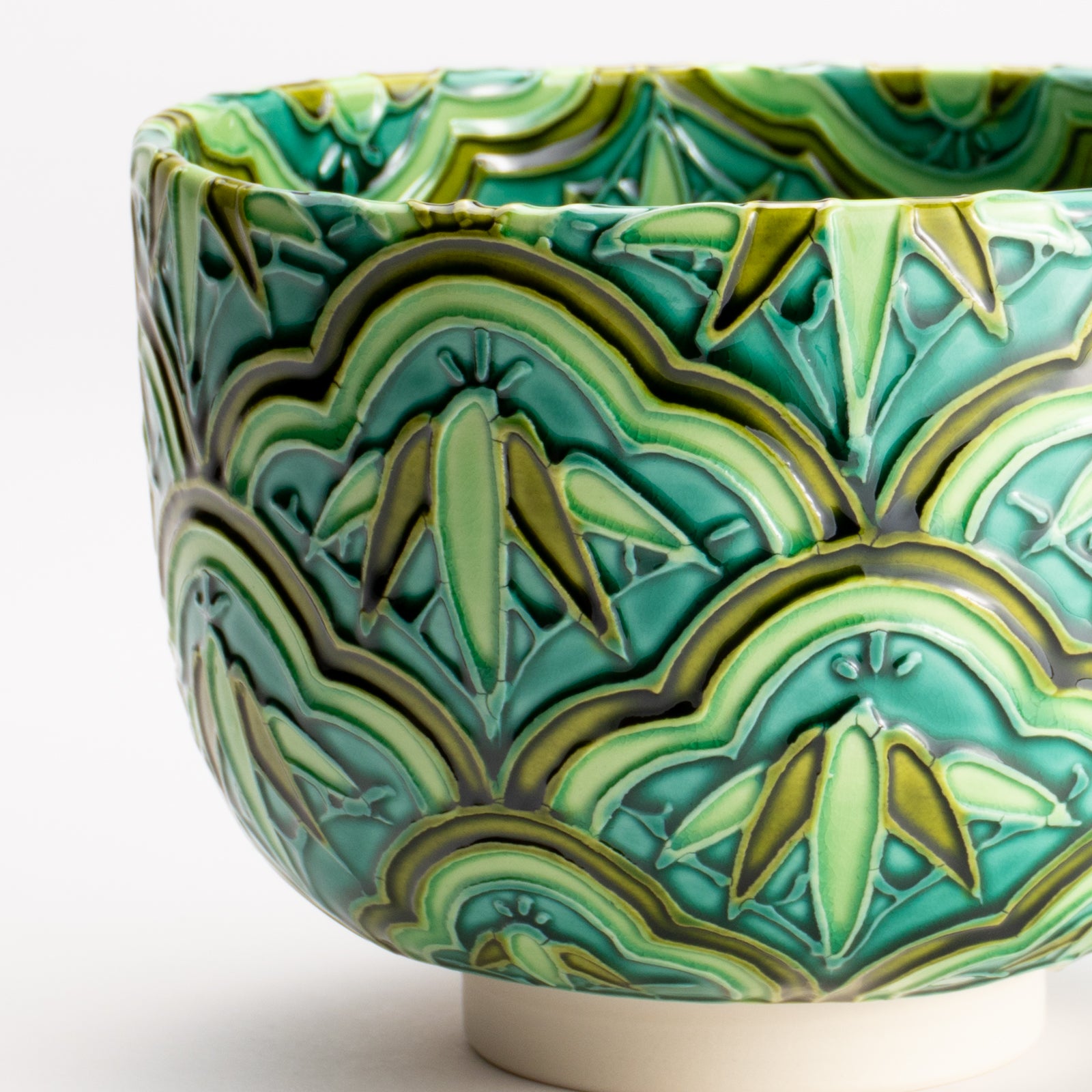 抹茶碗　松つなぎ竹　山本一如 KOTOPOTTER