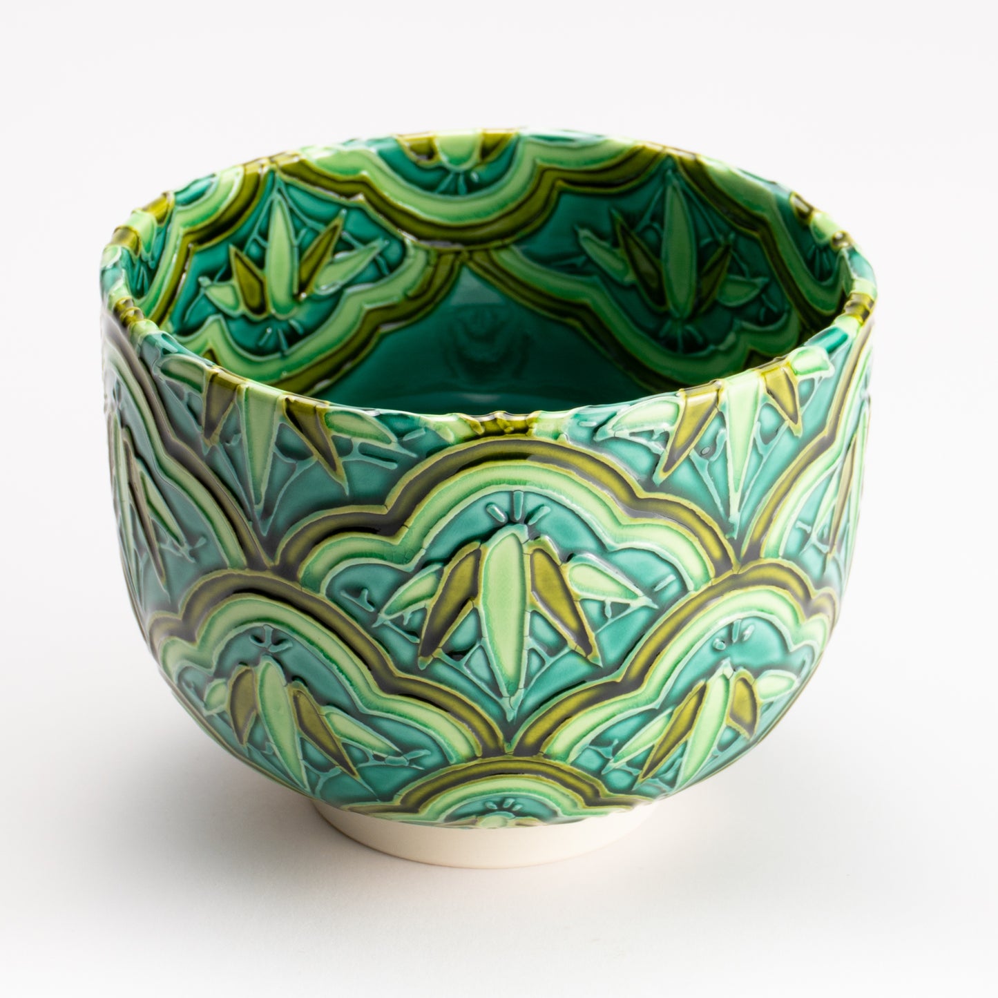 抹茶碗　松つなぎ竹　山本一如 KOTOPOTTER