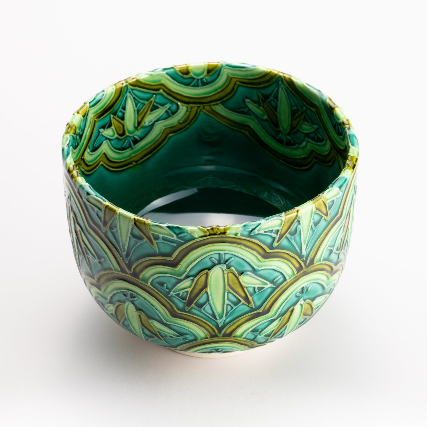 抹茶碗　松つなぎ竹　山本一如 KOTOPOTTER