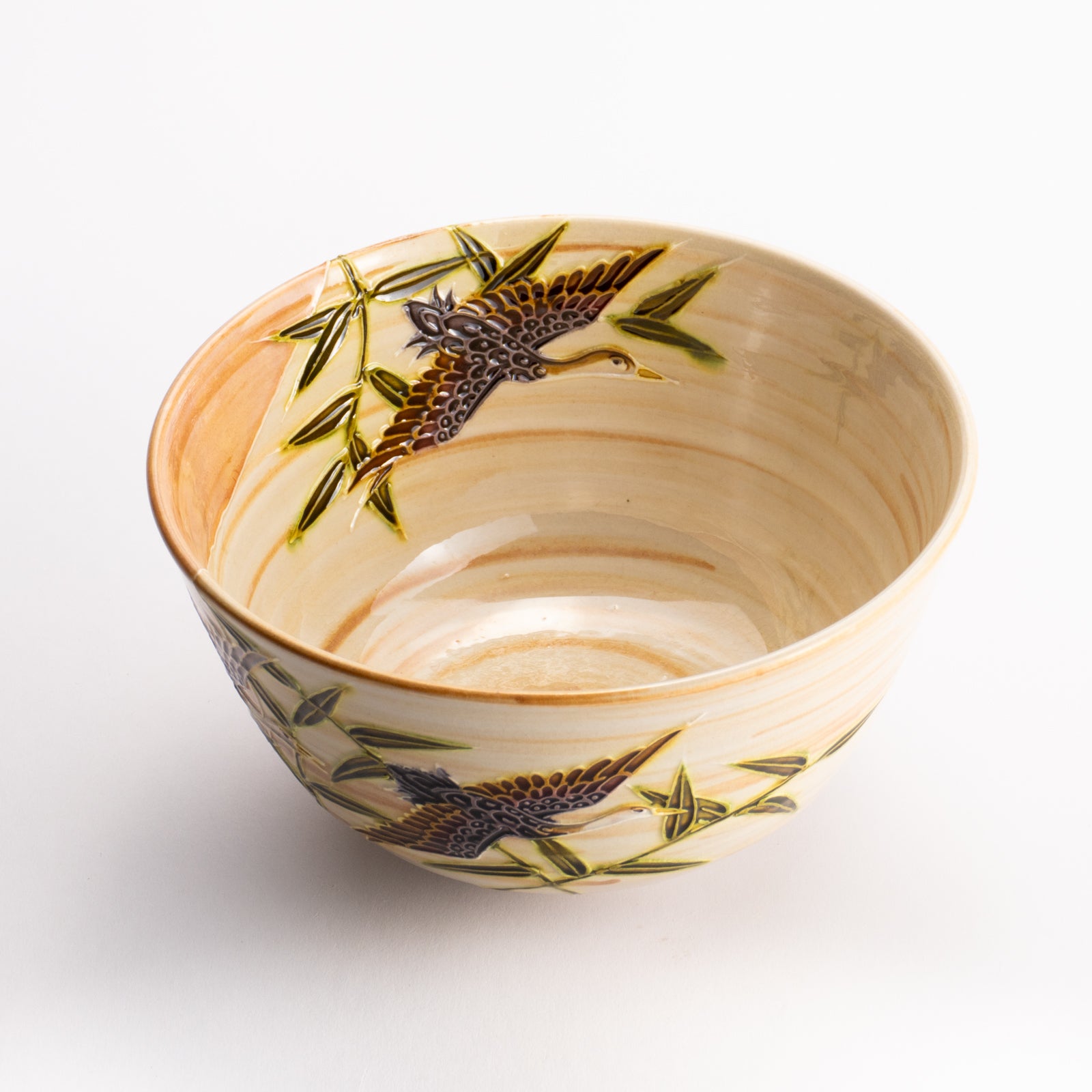 抹茶碗　梅に観世水　山本一如 (コピー) KOTOPOTTER