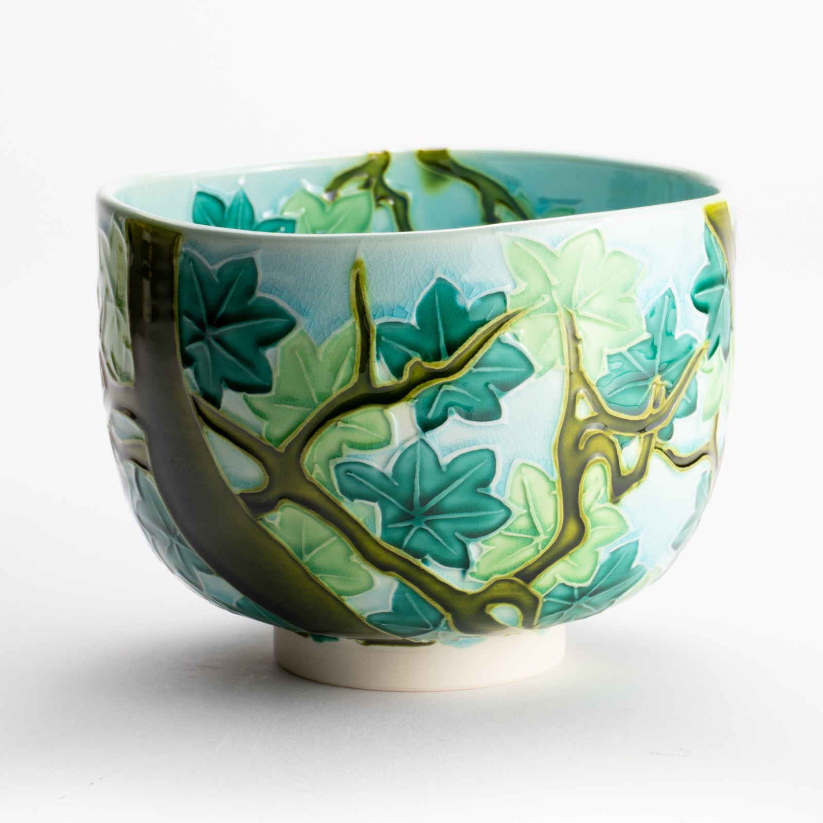 抹茶碗　青楓　山本一如 KOTOPOTTER
