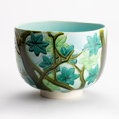 抹茶碗　青楓　山本一如 KOTOPOTTER