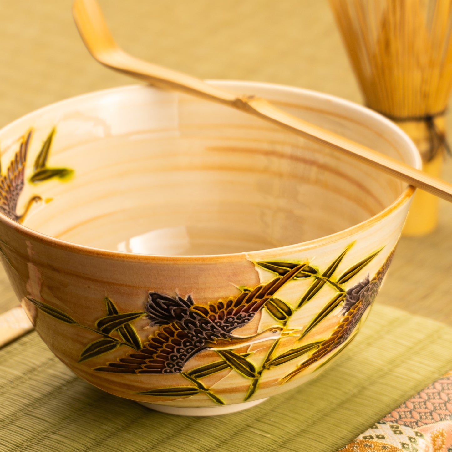 抹茶碗　梅に観世水　山本一如 (コピー) KOTOPOTTER