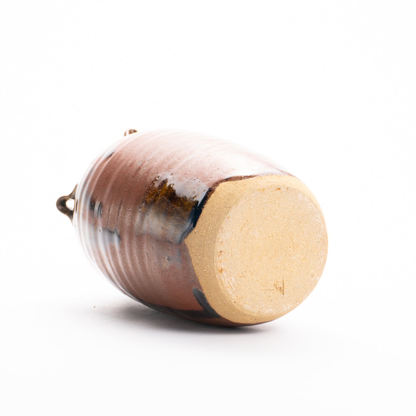 肩衝花瓶　鉄釉灰被り　桶谷定一 KOTOPOTTER