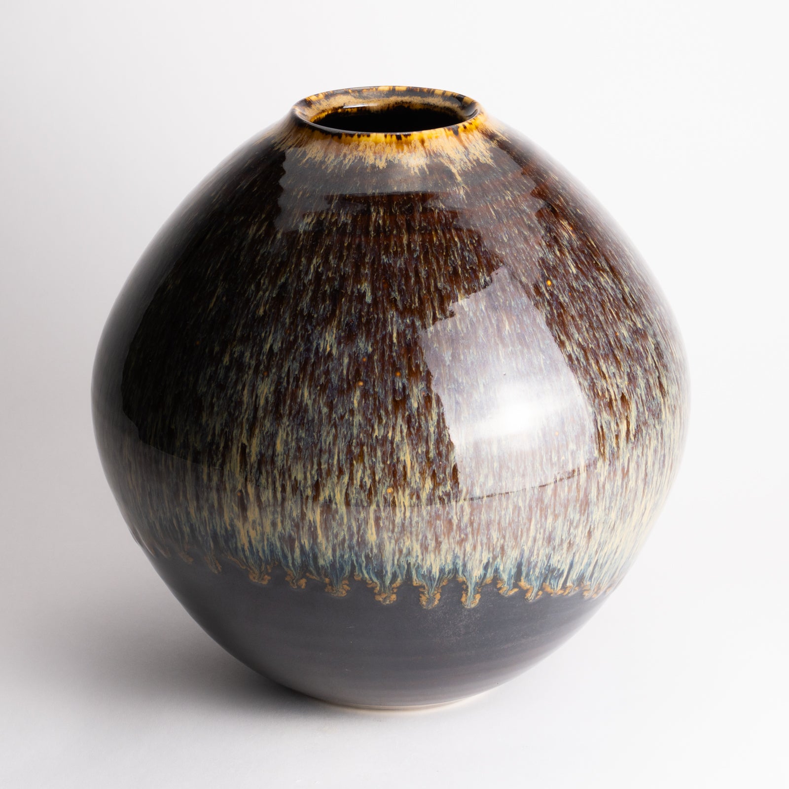 花瓶　天目　桶谷洋 KOTOPOTTER