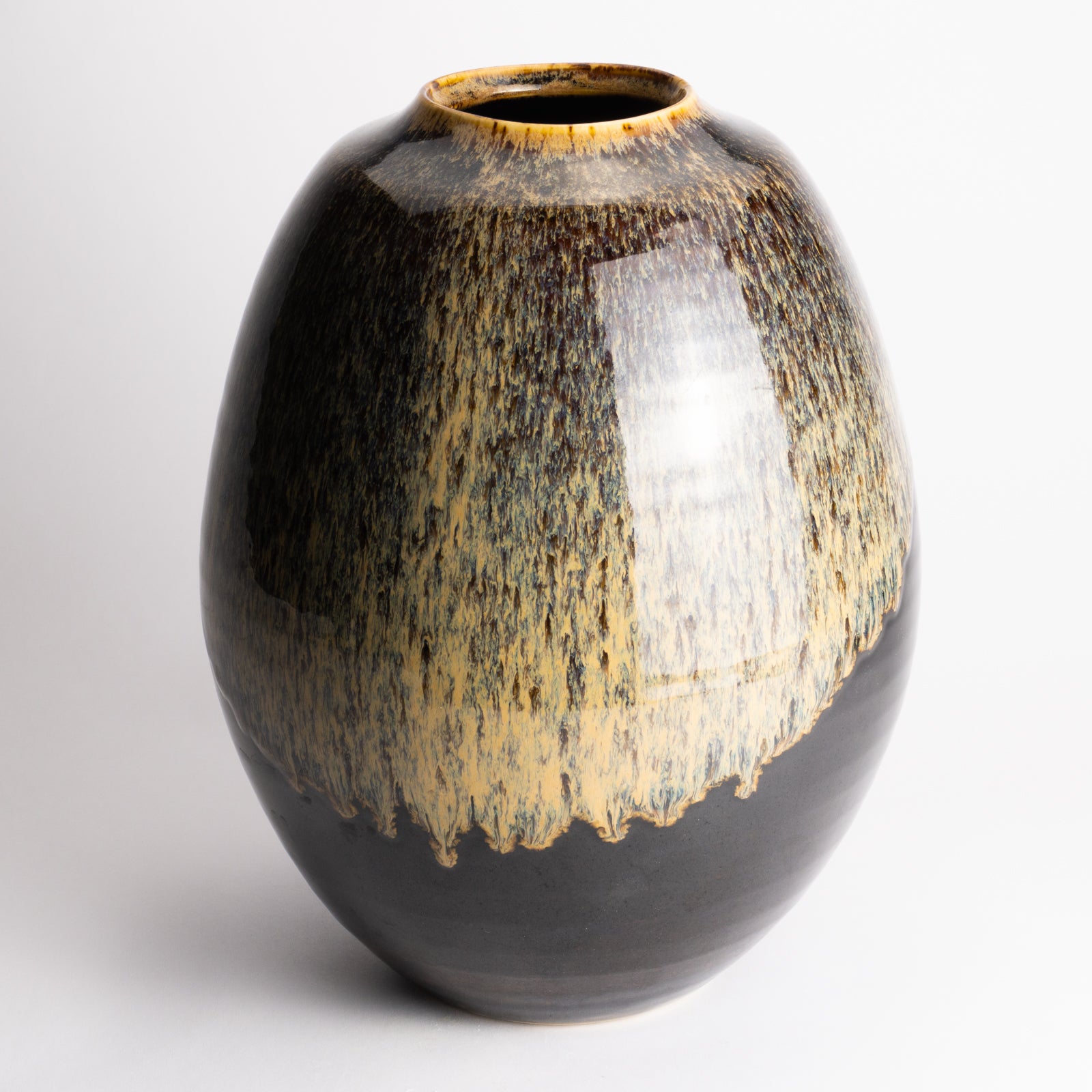 花瓶　天目B　桶谷洋 KOTOPOTTER