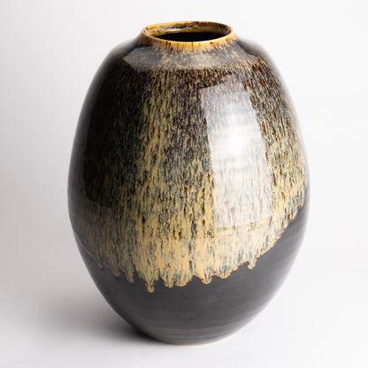 花瓶　天目B　桶谷洋 KOTOPOTTER