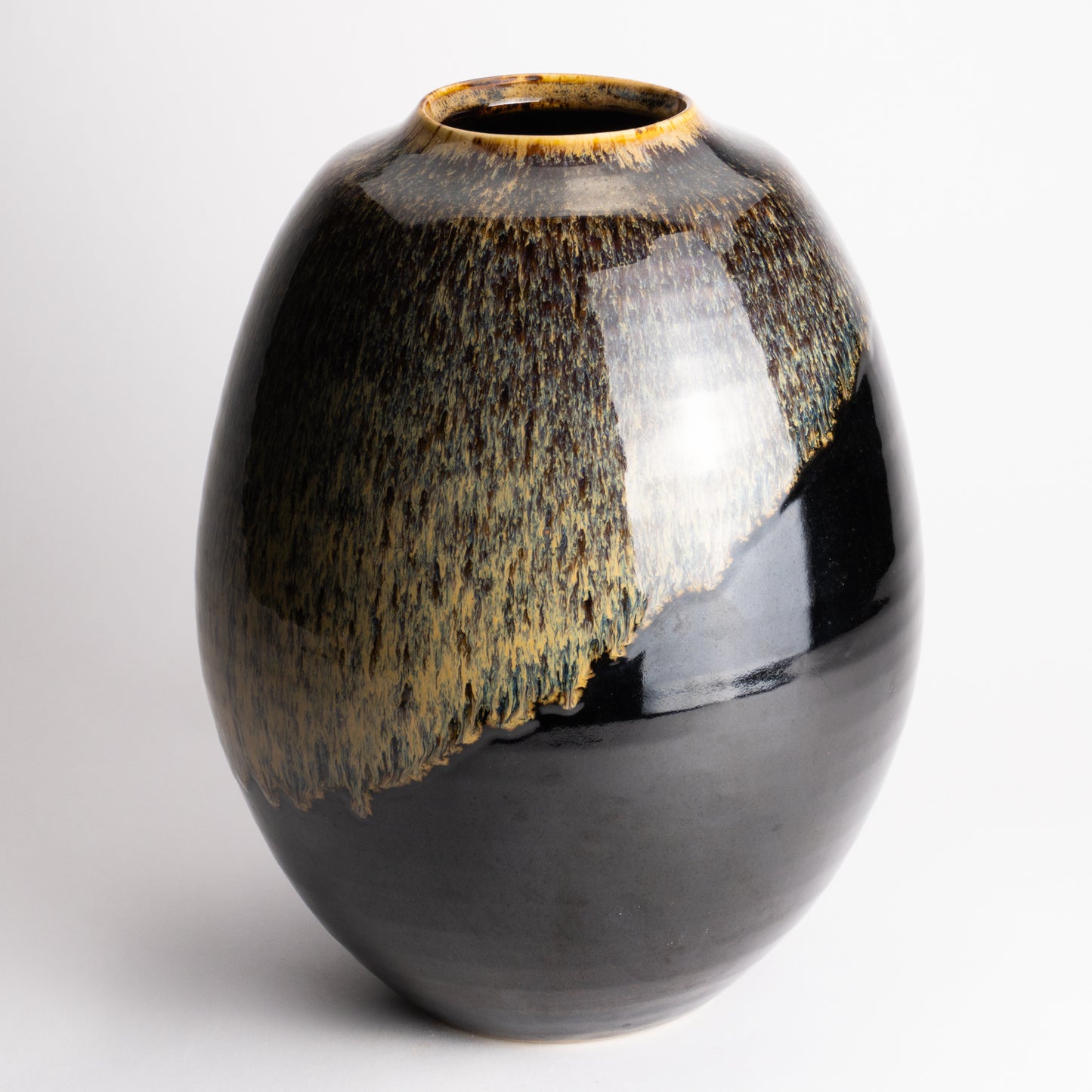 花瓶　天目B　桶谷洋 KOTOPOTTER