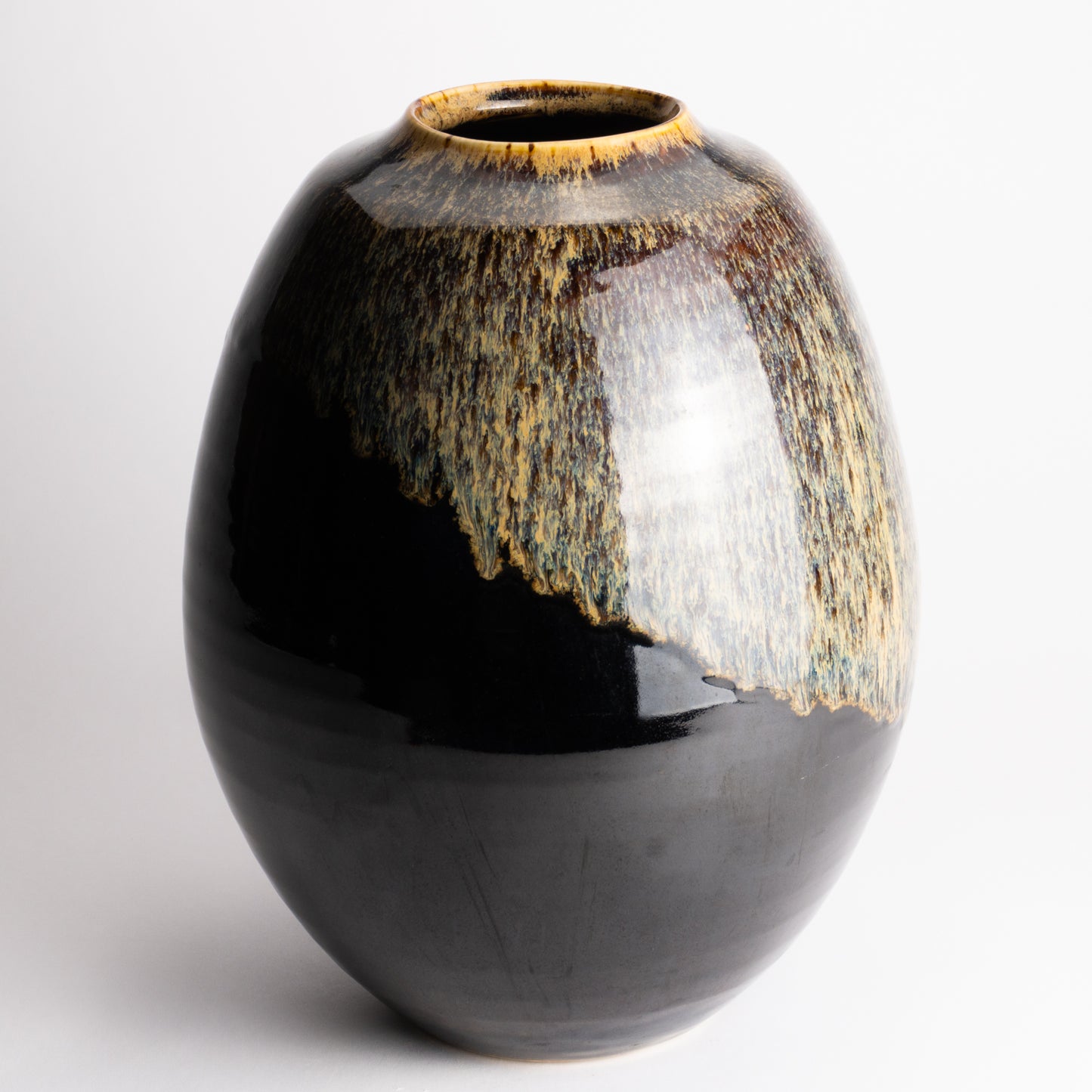 花瓶　天目B　桶谷洋 KOTOPOTTER