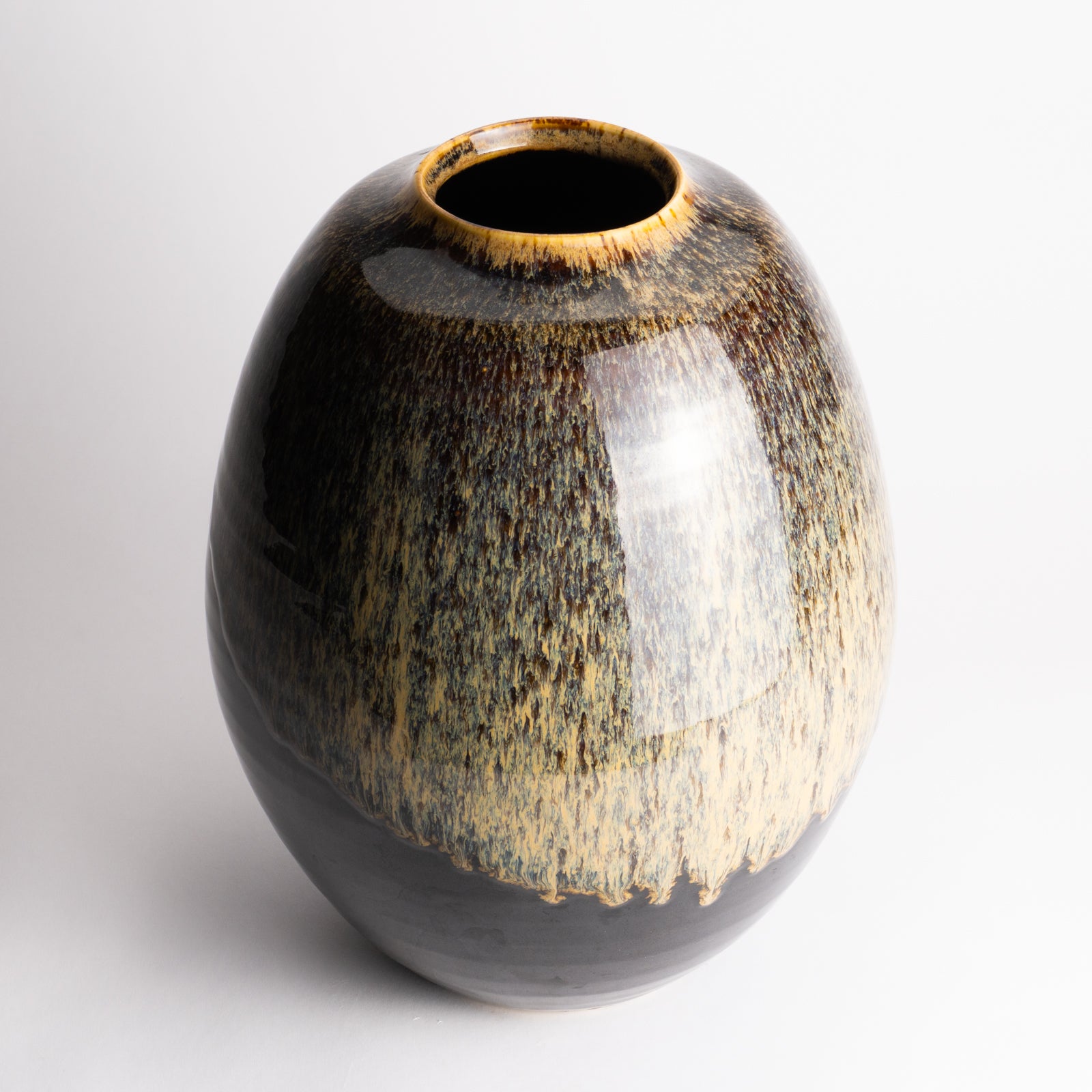 花瓶　天目B　桶谷洋 KOTOPOTTER