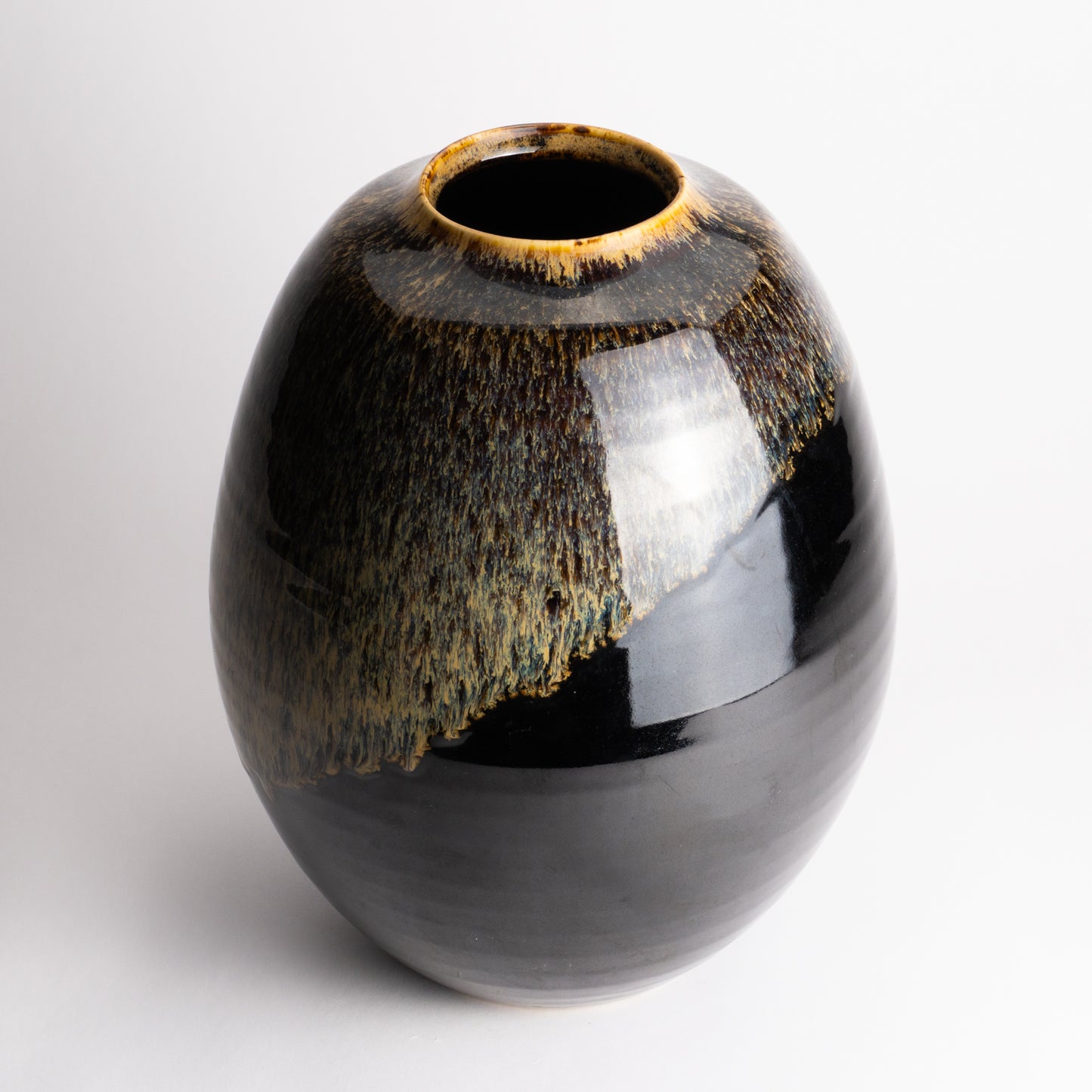 花瓶　天目B　桶谷洋 KOTOPOTTER