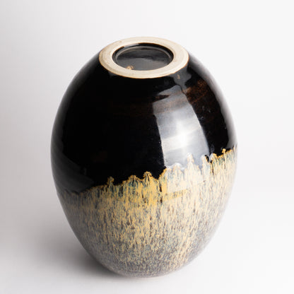 花瓶　天目B　桶谷洋 KOTOPOTTER