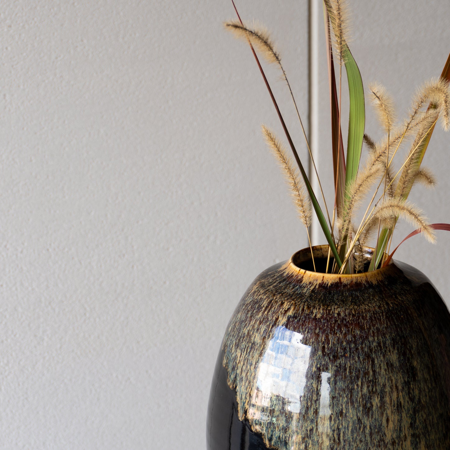 花瓶　天目B　桶谷洋 KOTOPOTTER