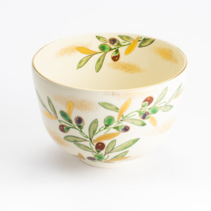 抹茶碗　オリーブ　陶楽 KOTOPOTTER