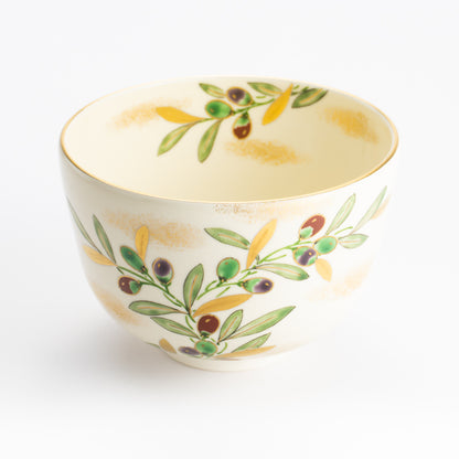 抹茶碗　オリーブ　陶楽 KOTOPOTTER