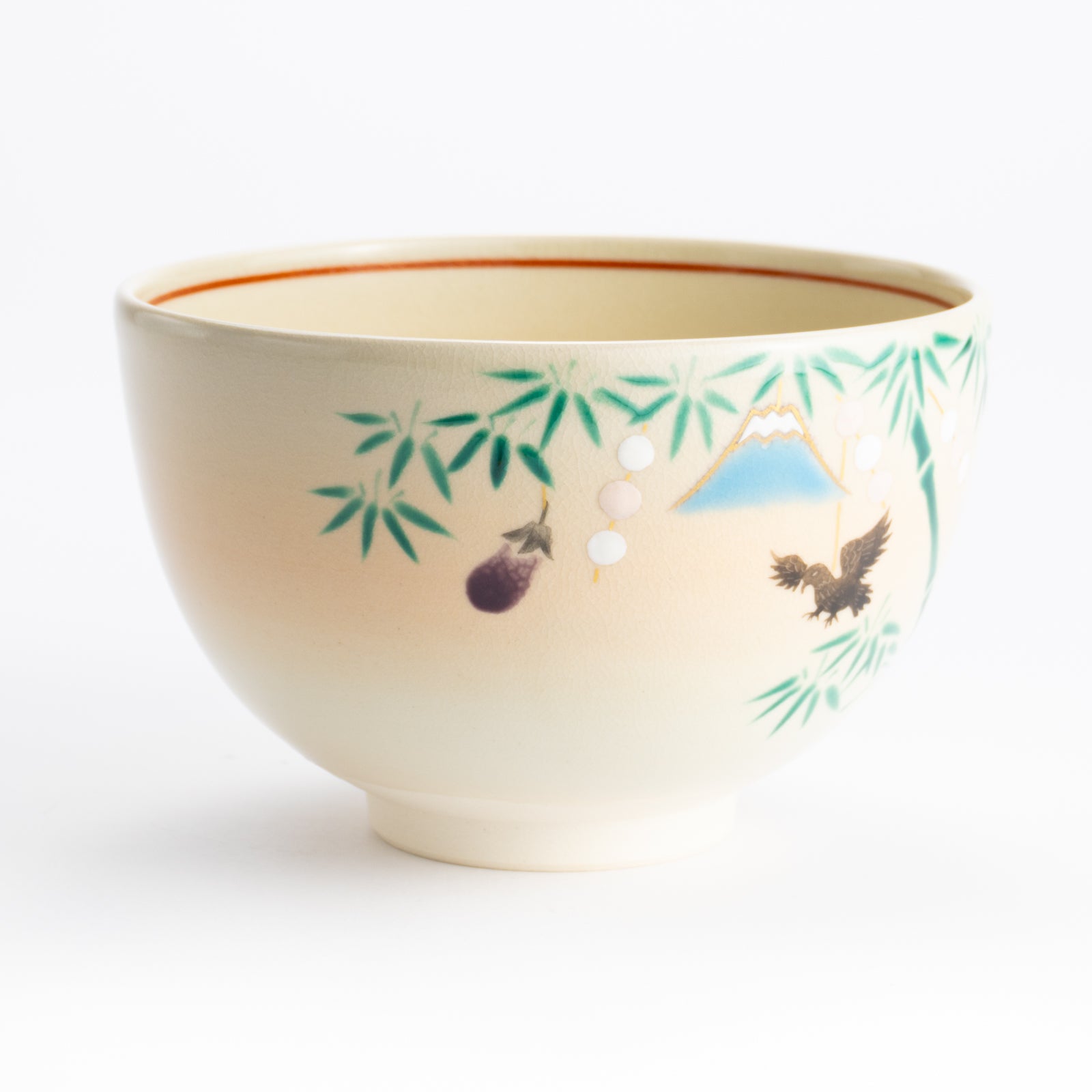 抹茶碗　初夢　昇 KOTOPOTTER