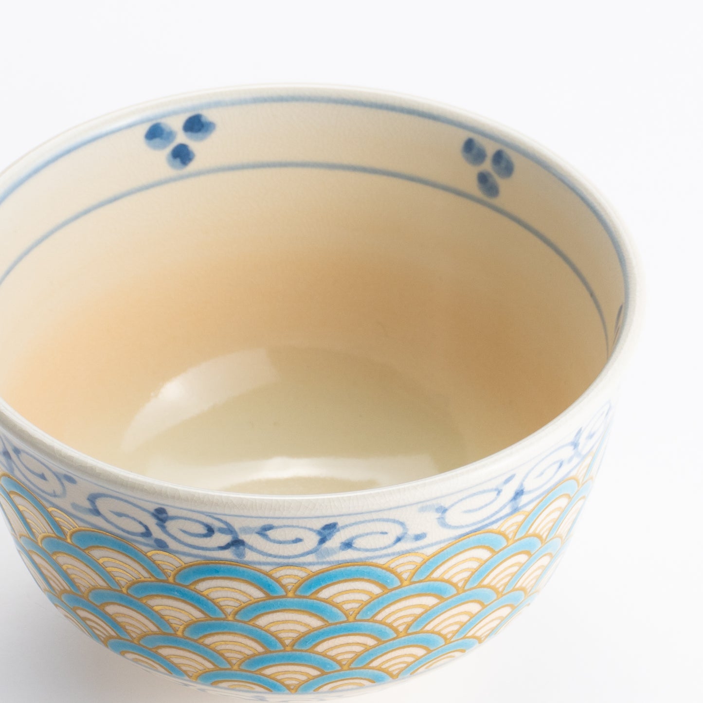 抹茶碗　青海波　桐鳳 KOTOPOTTER