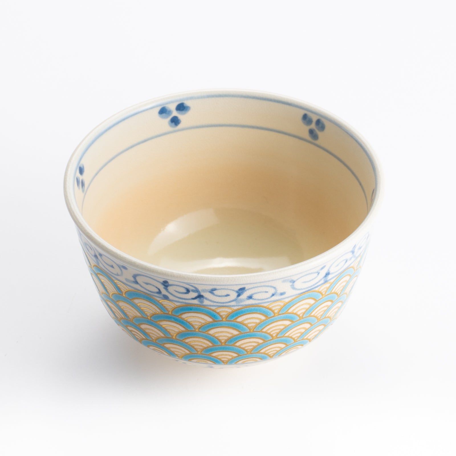 抹茶碗　青海波　桐鳳 KOTOPOTTER