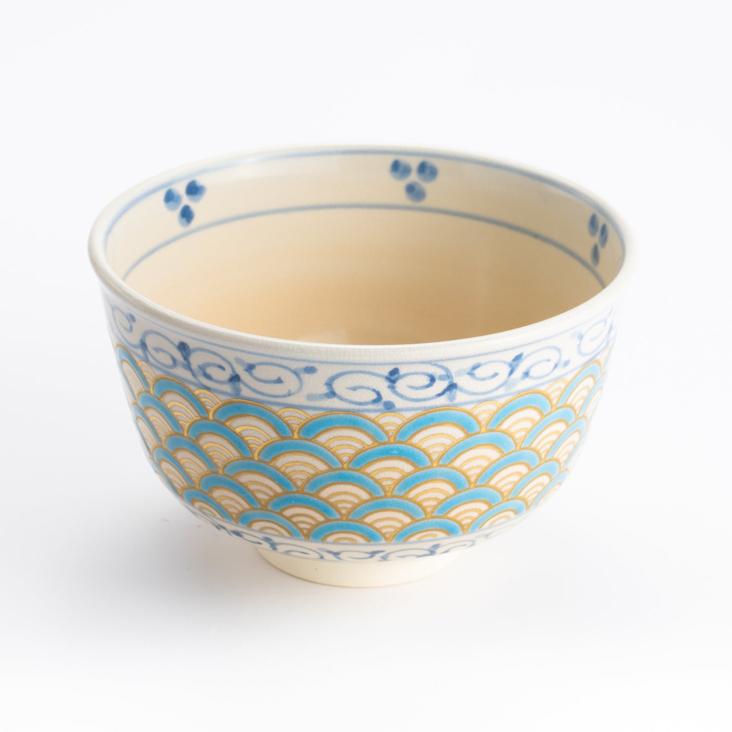 抹茶碗　青海波　桐鳳 KOTOPOTTER