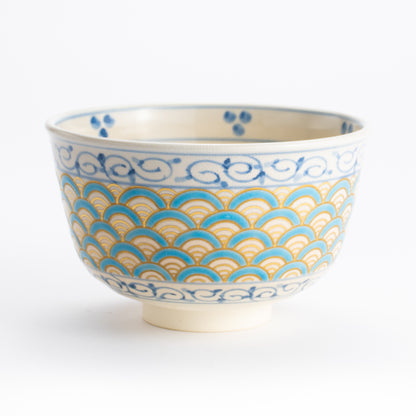 抹茶碗　青海波　桐鳳 KOTOPOTTER