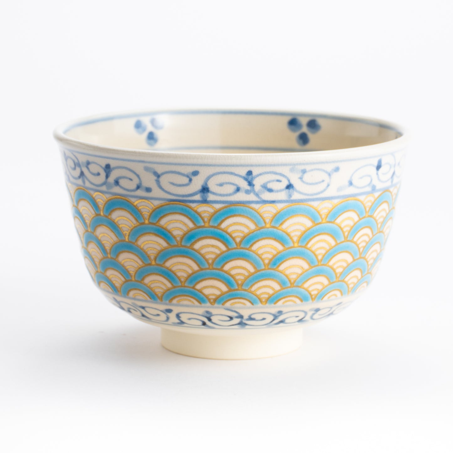 抹茶碗　青海波　桐鳳 KOTOPOTTER