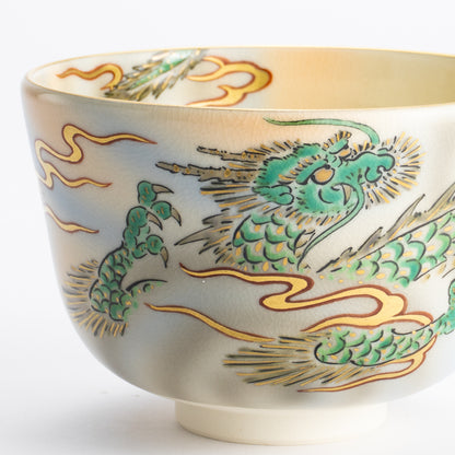 抹茶碗　青海波　陶楽 KOTOPOTTER