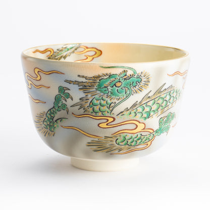 抹茶碗　青海波　陶楽 KOTOPOTTER