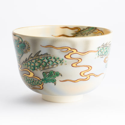 抹茶碗　青海波　陶楽 KOTOPOTTER