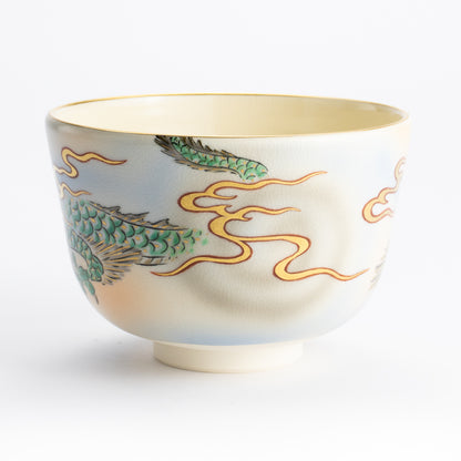 抹茶碗　青海波　陶楽 KOTOPOTTER