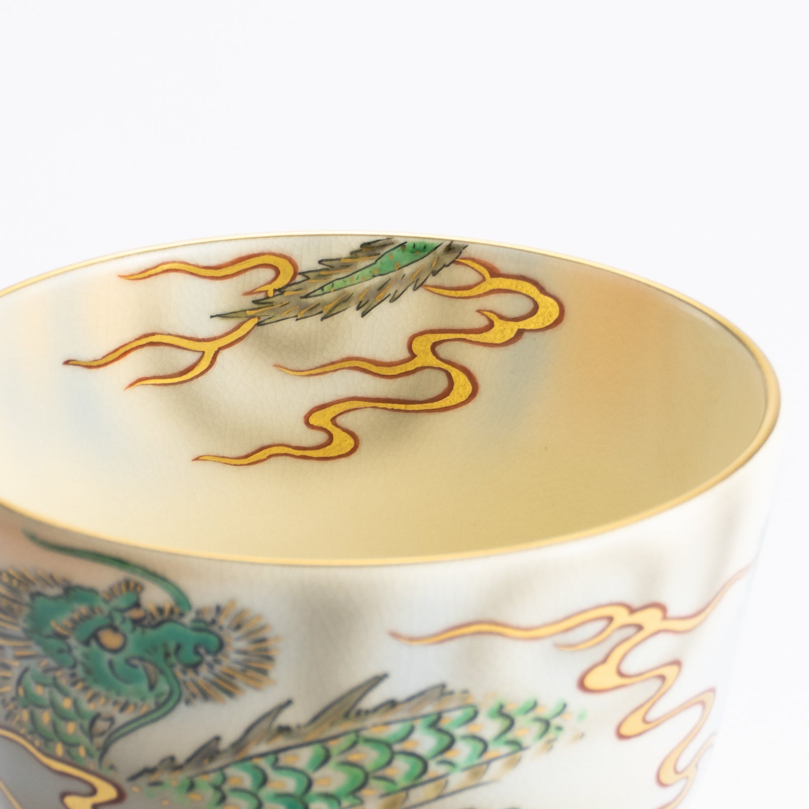 抹茶碗　青海波　陶楽 KOTOPOTTER