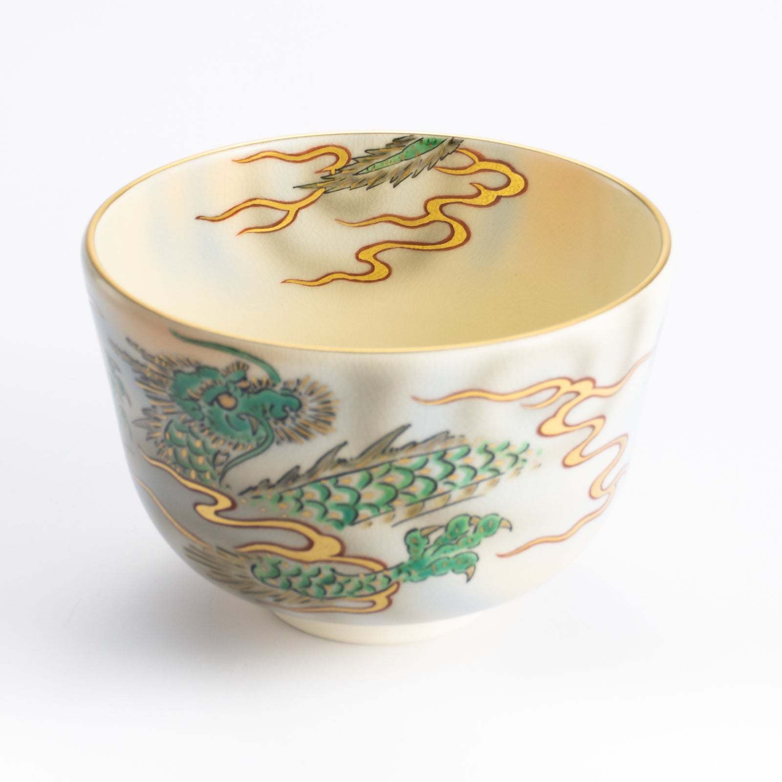 抹茶碗　青海波　陶楽 KOTOPOTTER