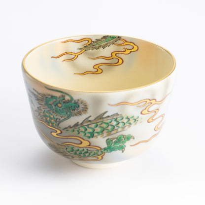 抹茶碗　青海波　陶楽 KOTOPOTTER