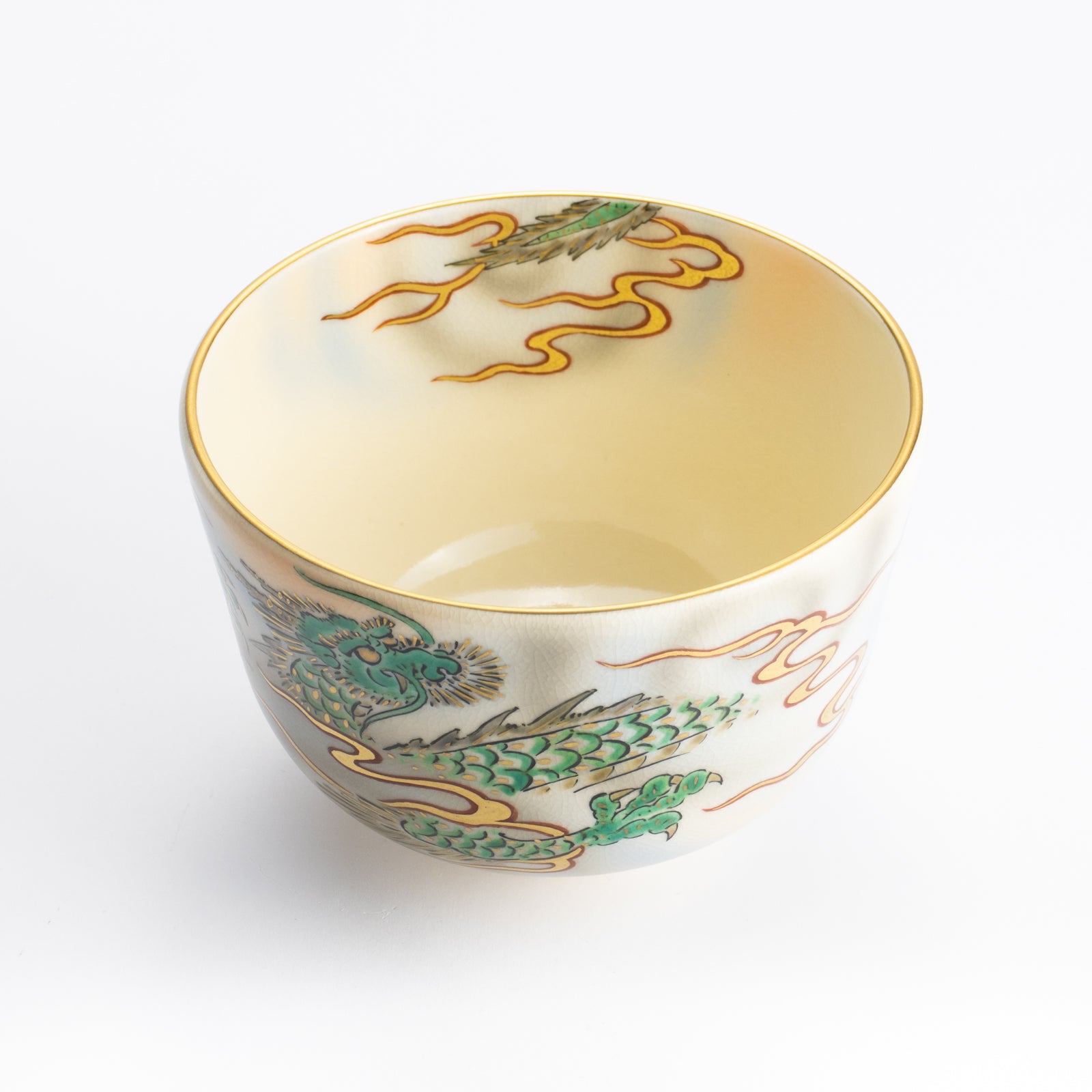 抹茶碗　青海波　陶楽 KOTOPOTTER