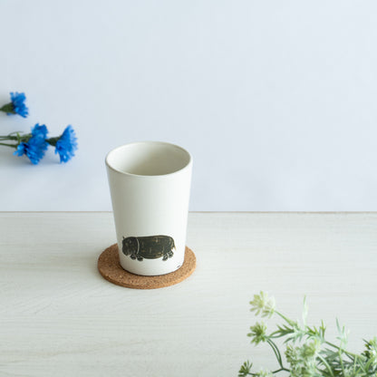 タンブラー　カバ　澤田卓伸 - Handcrafted Japanese pottery from Kyoto - Kyo ware / Kiyomizu ware.