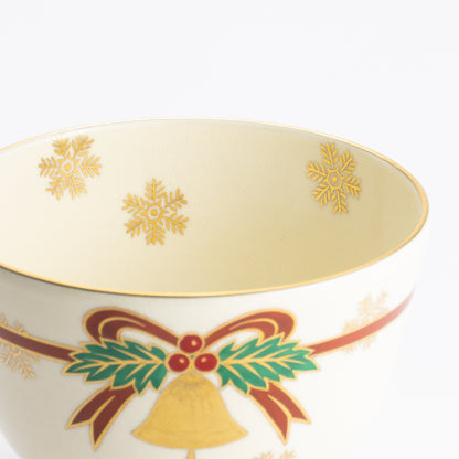 抹茶碗　クリスマスリース　陶楽 KOTOPOTTER