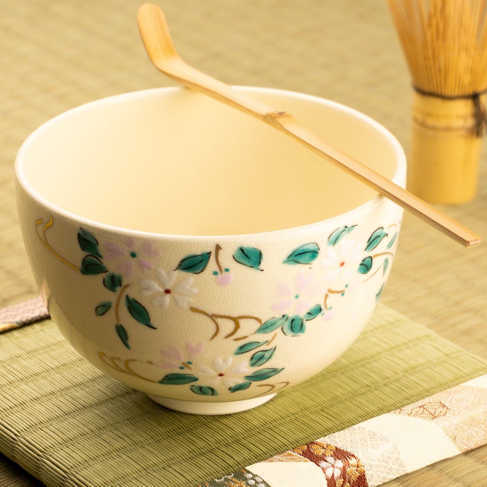 抹茶碗　桜流水　宝泉 KOTOPOTTER