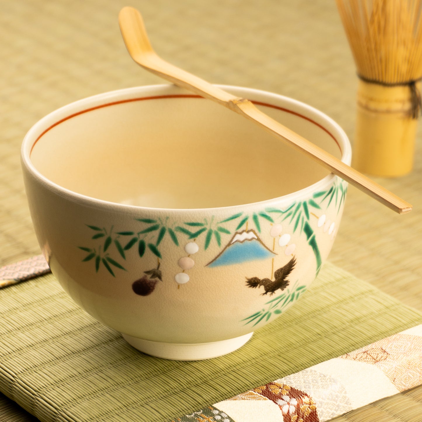 抹茶碗　初夢　昇 KOTOPOTTER